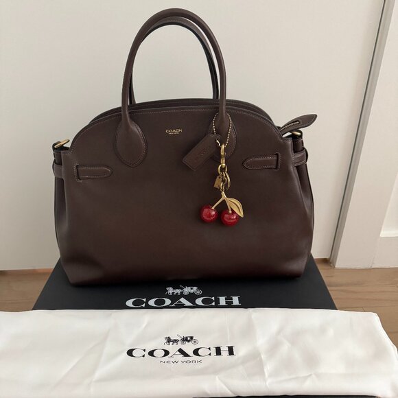 Coach Soft Empire Carryall Bag 40 Brown - Picture 1 of 14